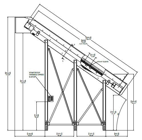 2023 Belt Conveyor by MC3 Manufacturing