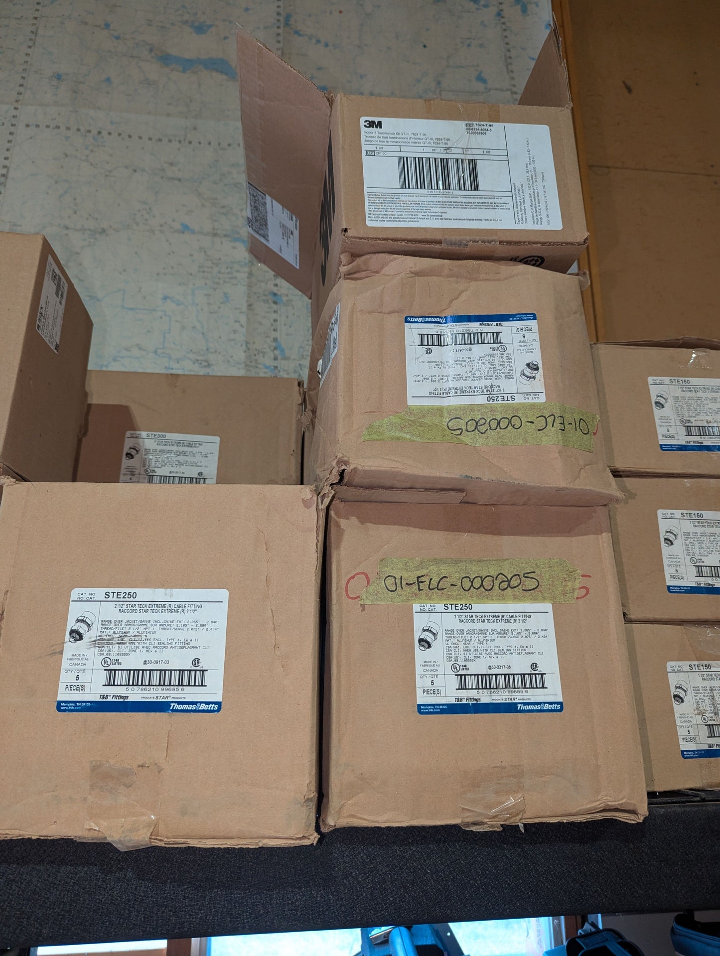 2022 Thomas and Betts STE-250 Lot of 30 ā Teck Connectors