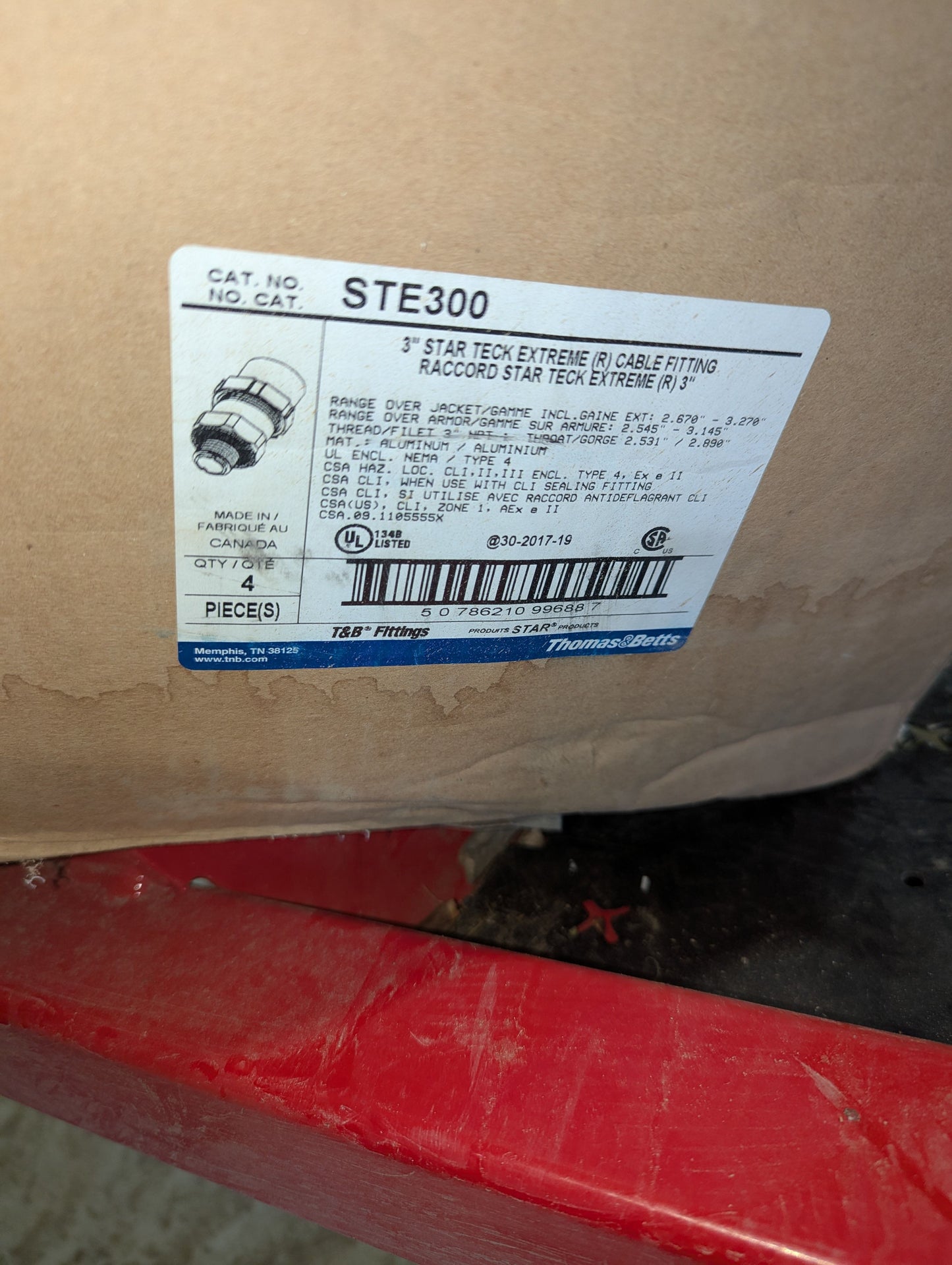 2022 Thomas and Betts STE-300 Lot of 7 ā Teck Connector
