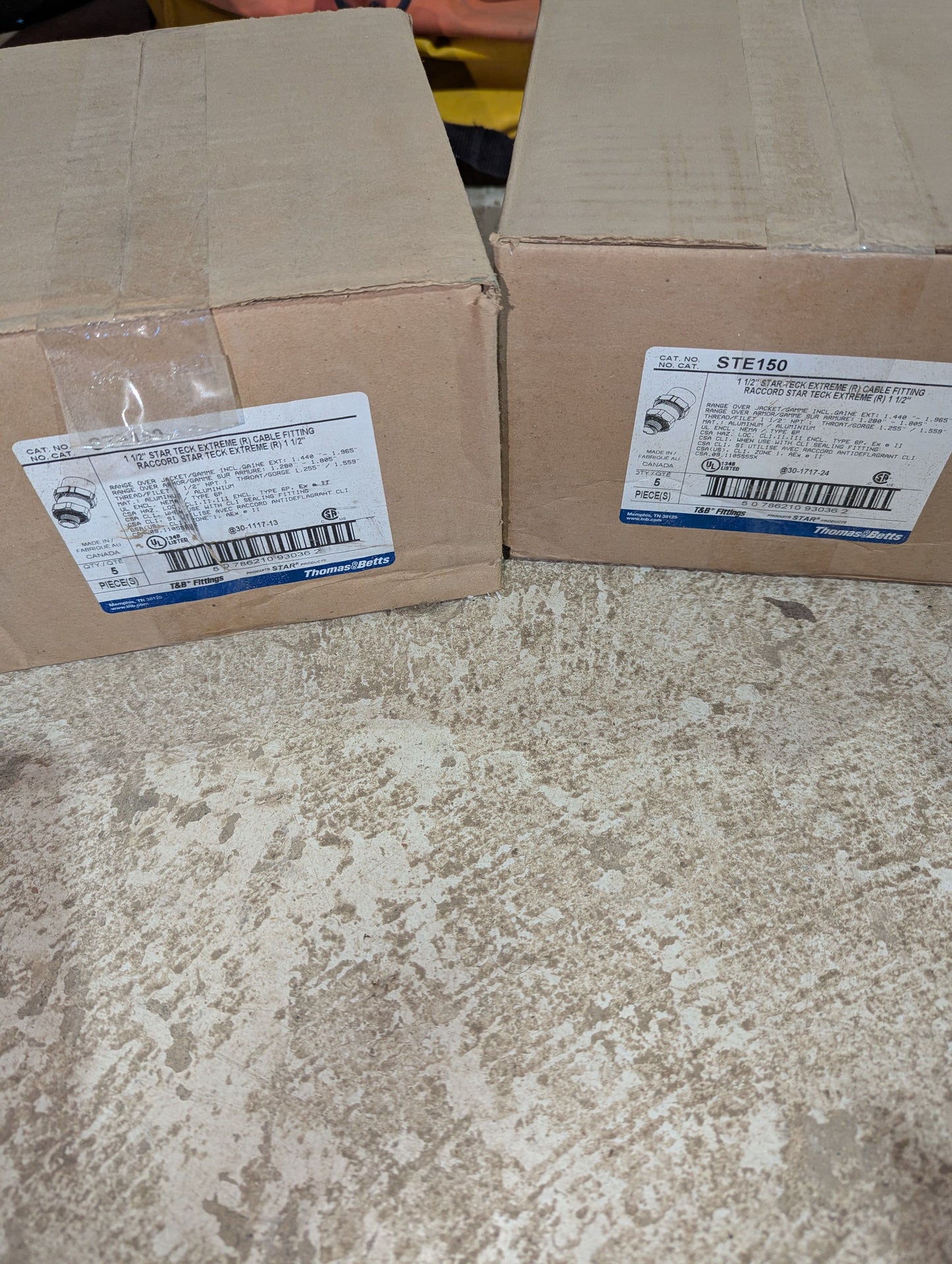 2022 Thomas and Betts STE-150 Lot of 14 ā Teck Connector