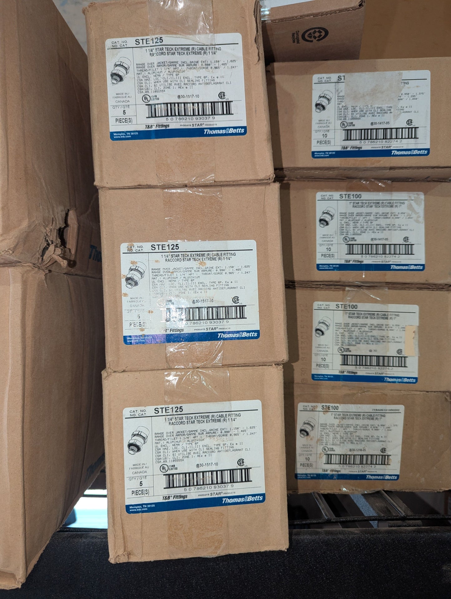 2022 Thomas and Betts STE-125 Lot of 35 ā Teck Connector