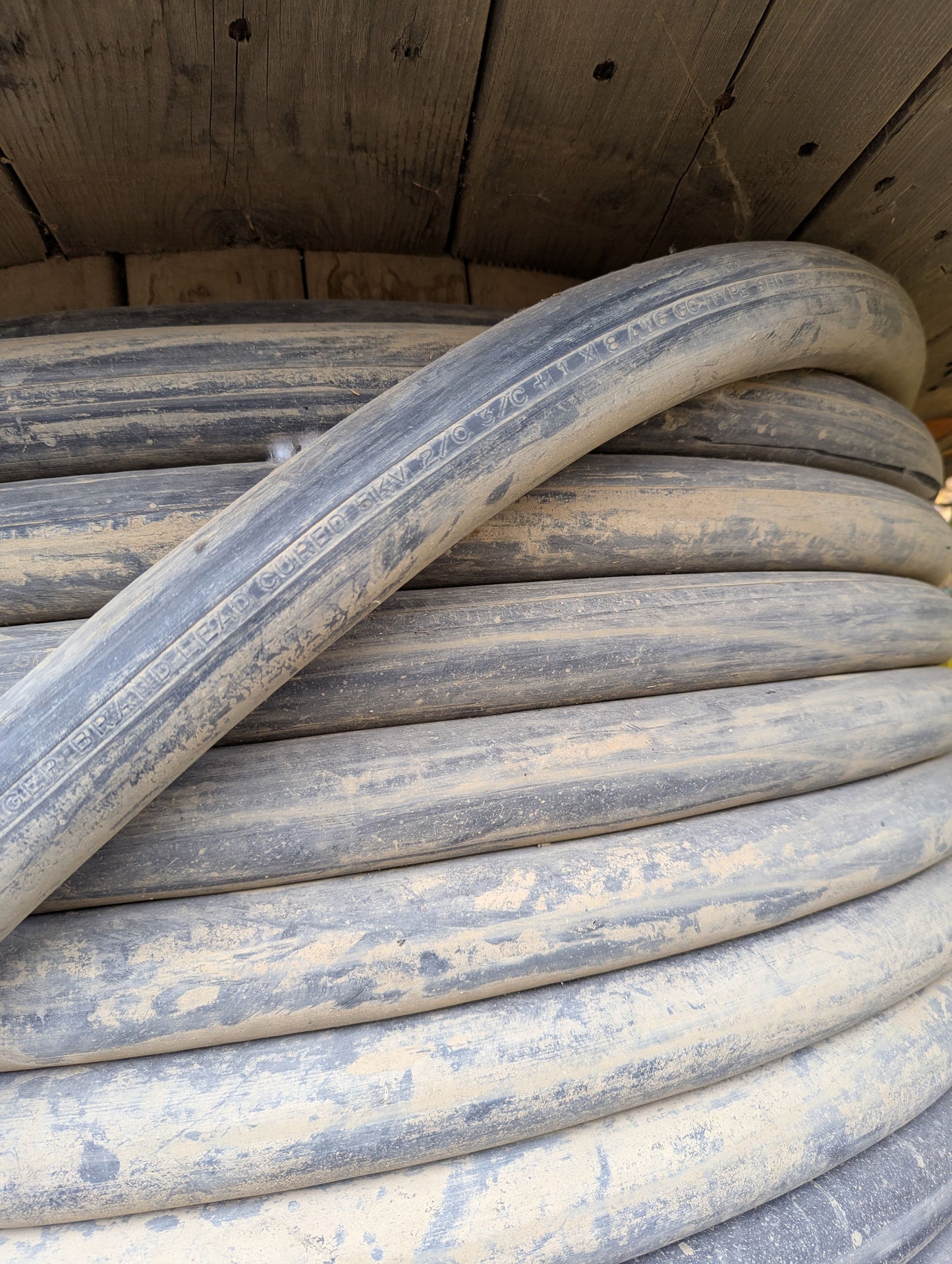 5 Reels of 2020 G-GC 2/0 3C 5KV Shielded Mining Cable