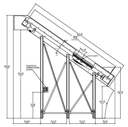 2023 Belt Conveyor by MC3 Manufacturing