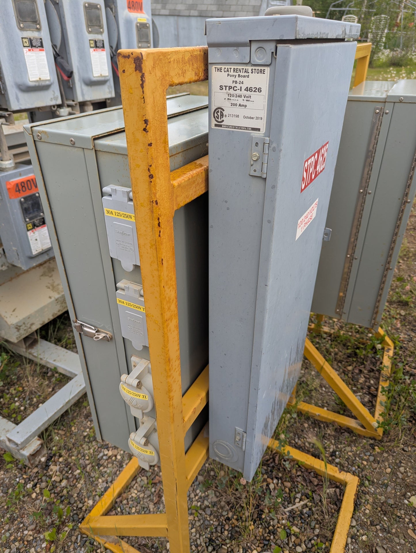 2019 CAT PB24 Pony Panel-120/240 200A Lot of 5 — Breaker Panels