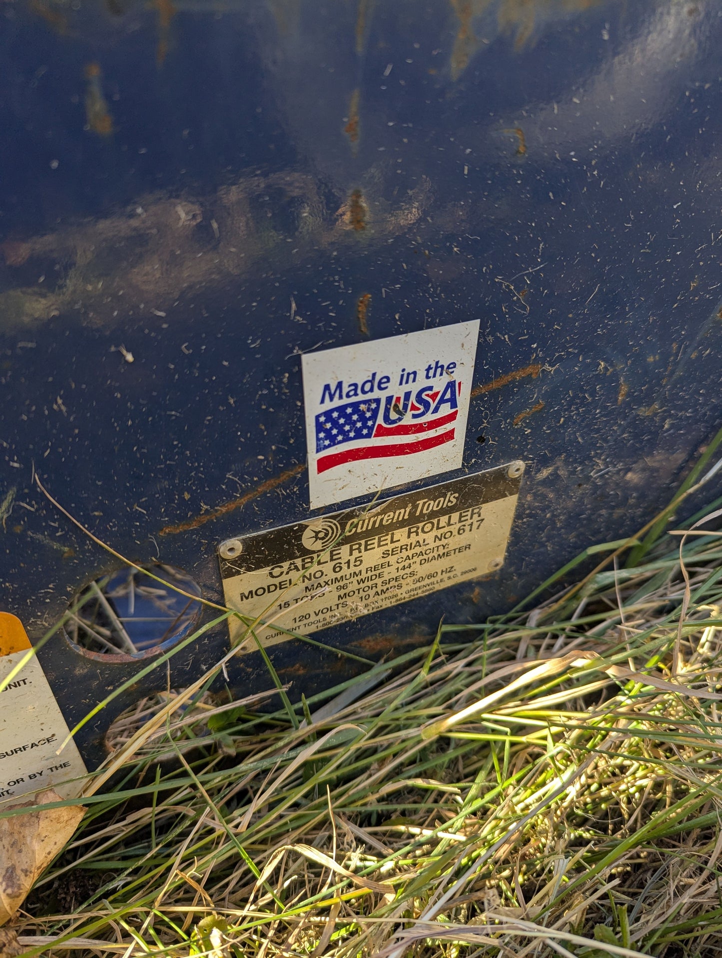 2016 Current Tools Cable Reel Roller